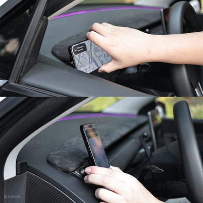 Model Y Juniper/ Y L/ 3 Highland A-Pillar Magnetic Phone Mount Dashboard Side Phone Holder