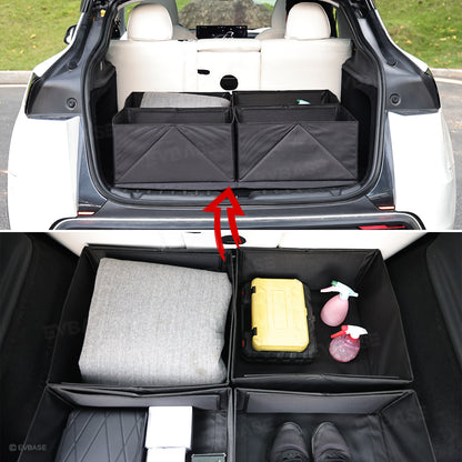 Model Y Juniper Expandable Trunk Organizer Foldable Trunk Cargo Storage Organizer