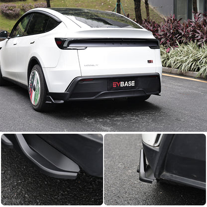 Model Y Juniper Rear Bumper Lip Side Splitter ABS Sport Style Rear Bumper Corner Extensions