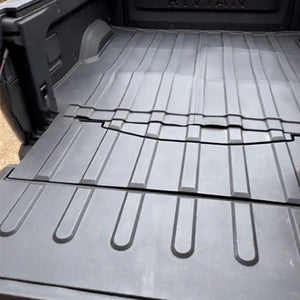 Rivian R1T Truck Bed Mat Liner Foldable Accessories Pickup Heavyweight Bed Mat All Weather Truck Rugged Bed Liner