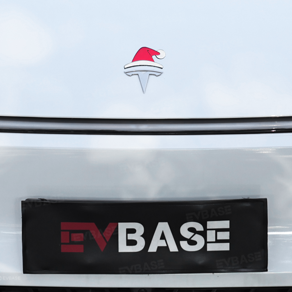 3D Christmas Decor Car Emblem Sticker Waterproof Decals for Tesla Model Y/3/X/S/Cybertruck