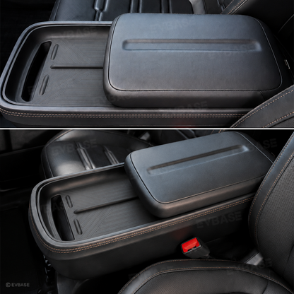 Center Console Wireless Charging Pad Liner for Rivian R2 Silicone Non-Slip Waterproof Protective Mat Phone Charging Area Liner