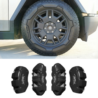 Cybertruck Silicone Brake Caliper Covers Sporty Style Caliper Protector Set Slip-On Fit & No Wheel Removal