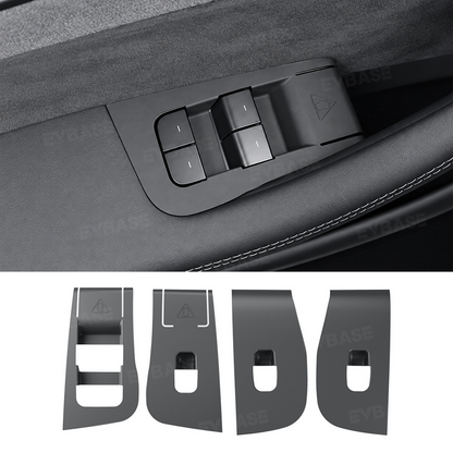 Model Y L Window & Door Switch Covers Silicone Window Switch Panel Protection Overlay Set