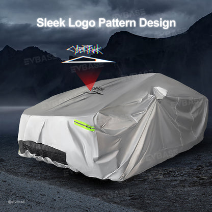 Cybertruck Full Car Covers Waterproof Sliver Coating All Weather Outdoor Protection Exterior Accessories for Tesla