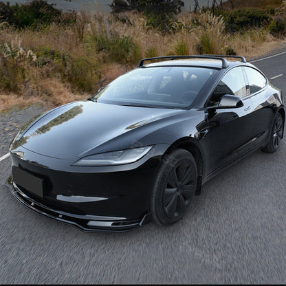 Model 3 Highland Front Bumper Lip ABS Splitter Front Apron Body Kits Spoiler Fascia 3-Stage For Tesla