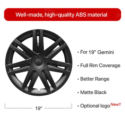 Model Y Wheel Covers 19 Inch ABS Hubcaps Rim Protector Gemini Wheel Caps for Tesla
