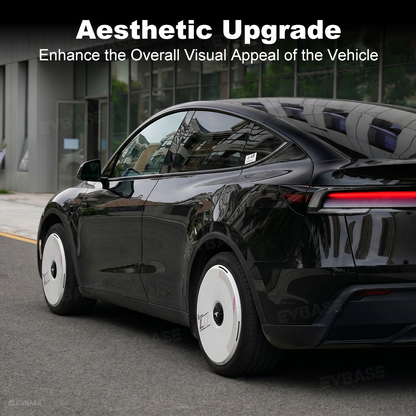 Model Y Juniper Aero Wheel Covers Custom UV-Printed Graphic Hubcaps for Tesla 18/19/20/21 Inch Wheels