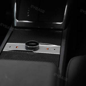 EVBASE Tesla Gear Shift Knob Model 3 Highland Smart Rotary Shift Gear With USB HUB Adapter Docking Station