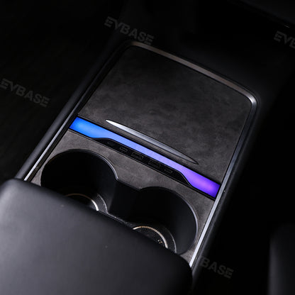 Tesla RGB USB Hub Adapter With Ambient Light Model Y Juniper Center Console Multiport Hub Adapter