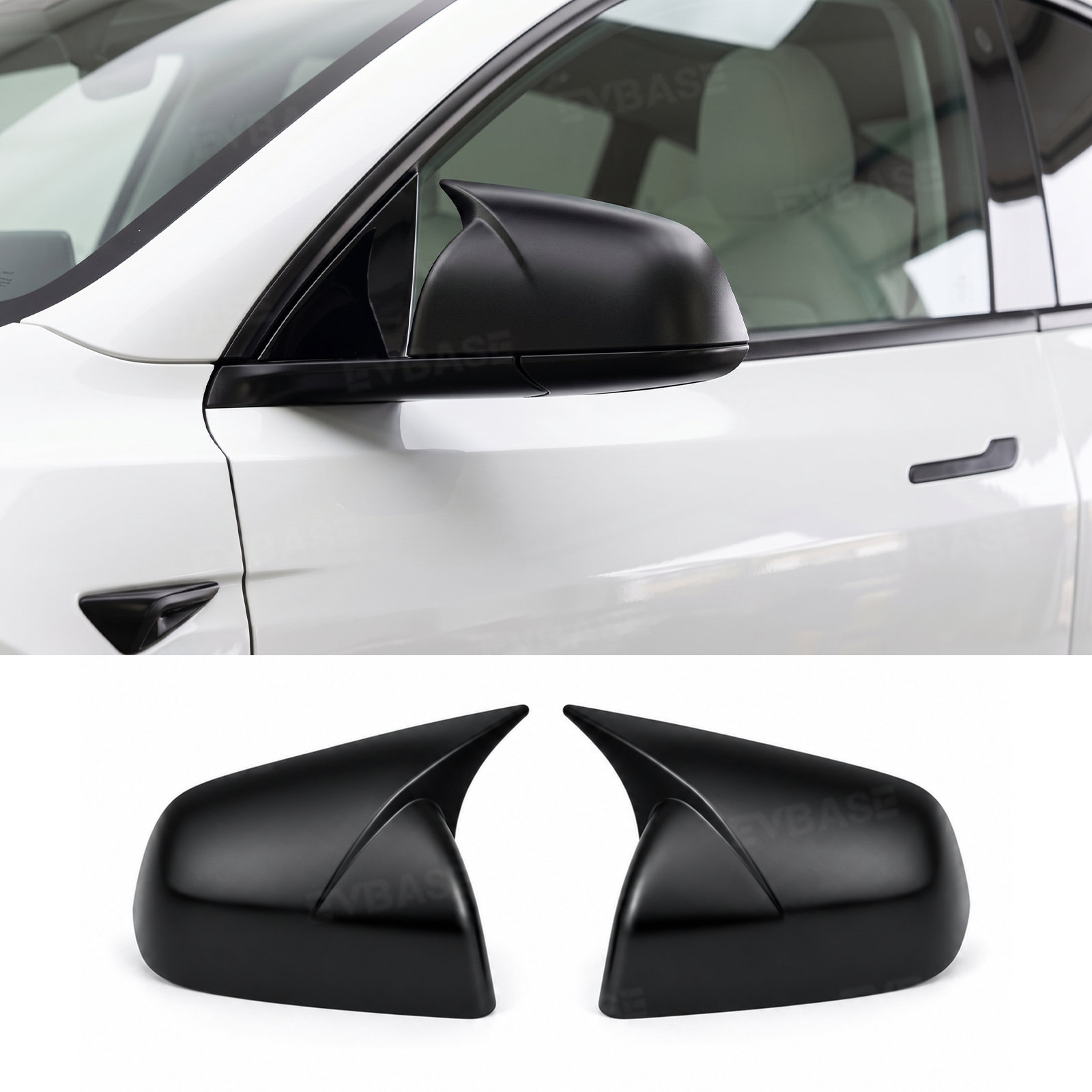 Model Y Juniper Side Mirror Cap Covers ABS Performance-Inspired Styling Rearview Mirror Caps