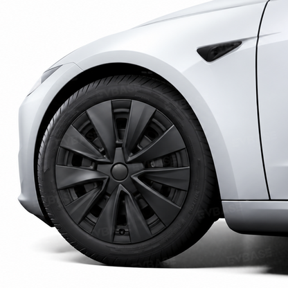 Model 3 Standard 18" Prismata Wheel Covers Multi-Spoke Style Hubcaps
