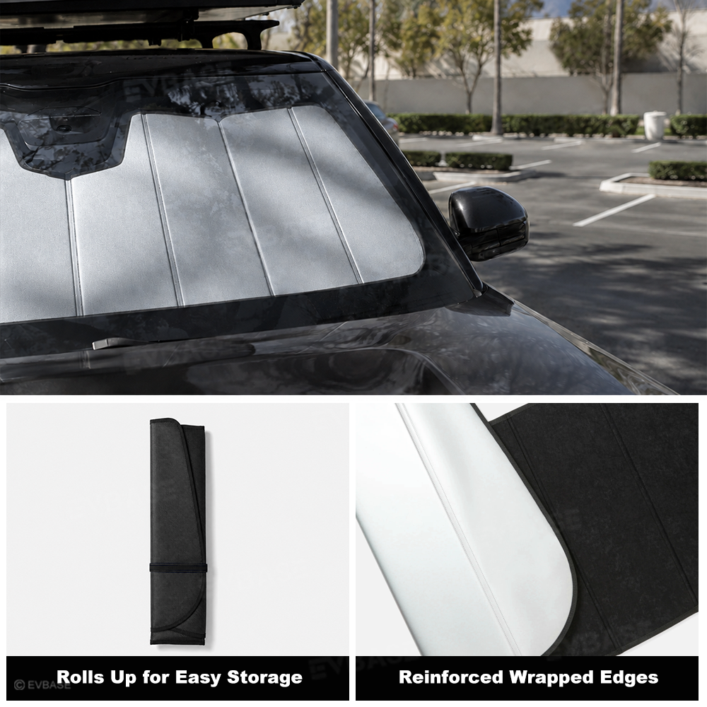 Windshield Sunshade for Rivian R2 OEM-Style Front Window Shade Heat Insulation & UV Protection