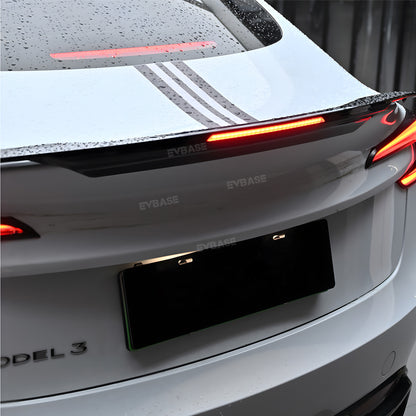 Model 3 Y Spoiler Wing Rear Diffuser ABS Splitter With Brake Light Inspired By B-2 Spirit for Tesla
