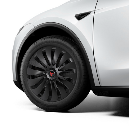 Model Y Juniper Standard Wheel Covers 18inch Aperture Wheels Überturbine Style Hubcaps