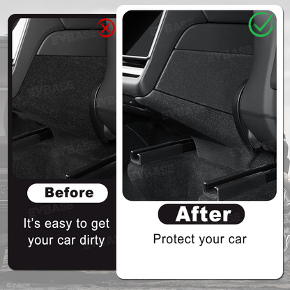Model Y Juniper Anti-kick Pads Center Console Side & Rear Seat Stickers Protection Mats 5pcs Set
