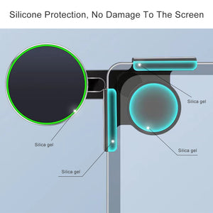 Tesla Phone Mount Strongest Magnet Power Megasafe Car Mount for Tesla Model 3 Y Foldable Hidden Phone Holder