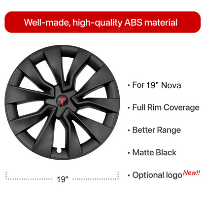 Tesla Model 3 Highland 19-Inch Wheel Covers For Nova Wheels Hub Caps Wheel Rim Protector EVBASE