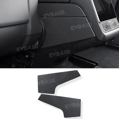 vent pedal Model 3 Highland Rear Anti-Kick Lower Cover Air Vent Guard Pedal Center Console Panel Protector for Tesla