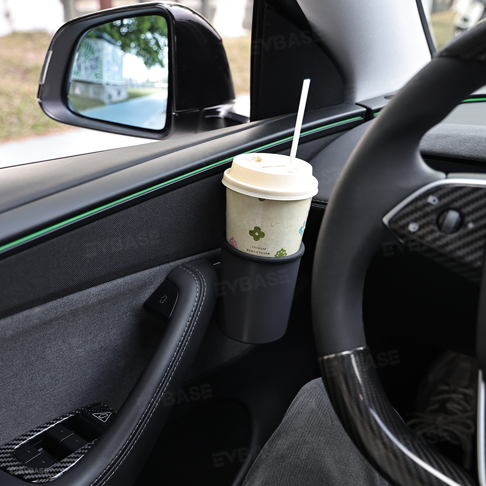 Model Y Juniper/ 3 Highland ABS Side Door Cup Holder Special Storage Drink Holder 4PCS