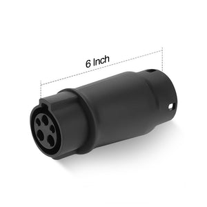 J1772 to Type 2 Adapter Type 1 charger side to Type 2 car side EV adapter for European EVs