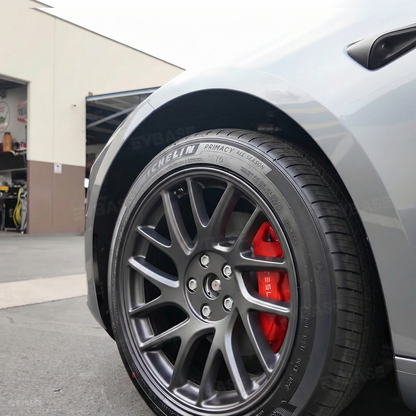 Model 3/Y Silicone Brake Caliper Covers Front and Rear Slip-On Caliper Protector Set Performance Look & No Wheel Removal