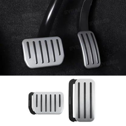 Model Y Juniper/ 3 Highland Aluminum Performance Foot Pedal Covers Non-Slip Slide-On Rail Lock Brake & Accelerator Pedal Pads Protector Set