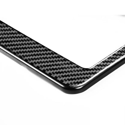 Cybertruck License Plate Holder Real Carbon Fiber No Drilling License Plate Frame Bracket Mount for Tesla