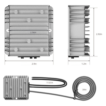 Starlink Gen 3 Power Cord 12V/24V to 57V 4.5A Converter for Starlink Gen 3 Router 12V (10-36V) Step-Up Power Adapter DC Male Plug Cable