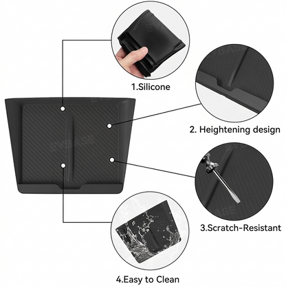 Model Y Juniper Standard Center Console Wireless Charging Silicone Mat Anti-Slip Charger Protector Pad