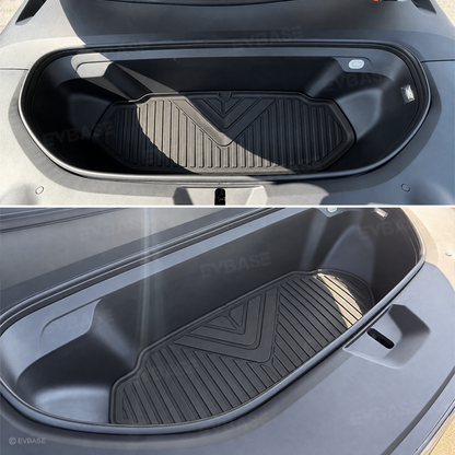 All Weather Floor Liners & Cargo Liners Frunk Mat &Trunk Mat &Rear Seat Back Protector Set for Rivian R2 Waterproof Non-Slip Protection Covers