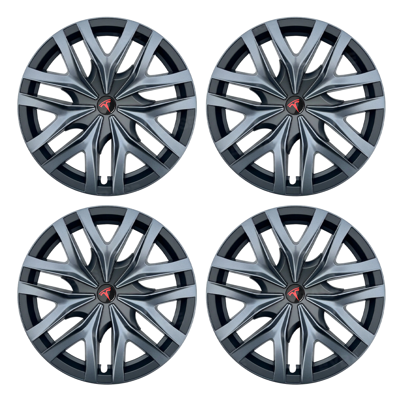 Model 3 Highland Wheel Covers 18" Photon Wheels Hubcaps Inspired By Model Y Performance