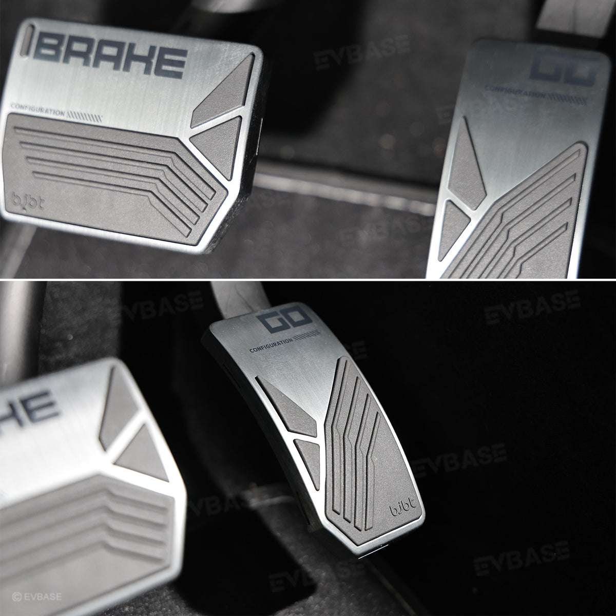 Model Y/ YL/ 3 Aluminum Alloy Brake & Accelerator Pedal Covers Non-Slip Foot Pedals Pads Set