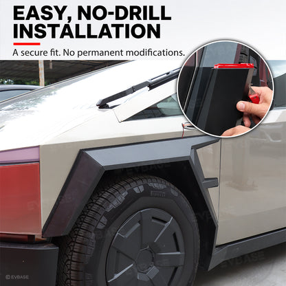Cybertruck Armor Fender Flares Cover 3.0 Off-Road Protection Front & Rear Wheel Arches Eyebrow Protector Trim Overlay