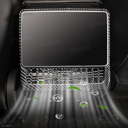 Model Y Juniper/3 Highland Rear Screen Overlay ABS Backseat Air Vent Cover Protection for Tesla