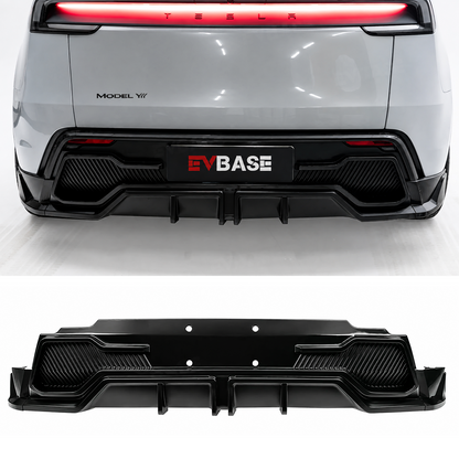 Model Y L Body Kit Full Aero Front Lip & Side Skirts & Rear Diffuser for Tesla