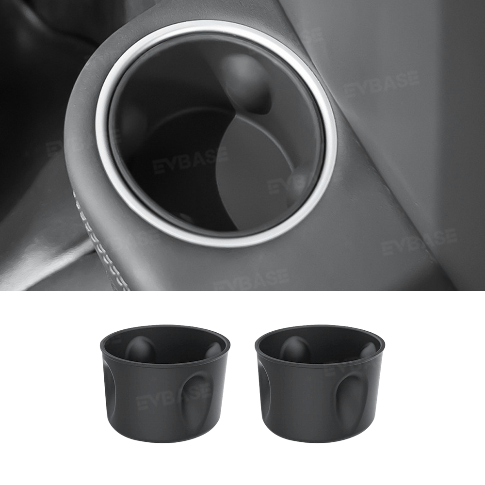 Model Y L 3rd Row Armrest Silicone Cup Holder Insert Liner for Tesla