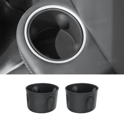 Model Y L 3rd Row Armrest Silicone Cup Holder Insert Liner for Tesla