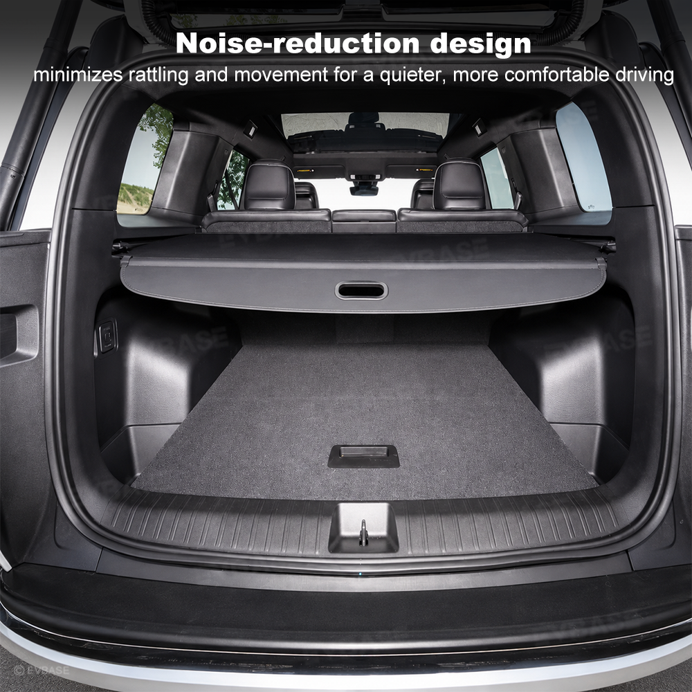 Cargo Cover for Rivian R2 Retractable Rear Trunk Cargo Shield Privacy Cover Security Shade