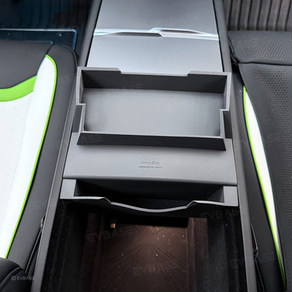 Model Y Juniper Center Console Organizer Tray Silicone Armrest Sunglasses & Card Storage Box for Tesla