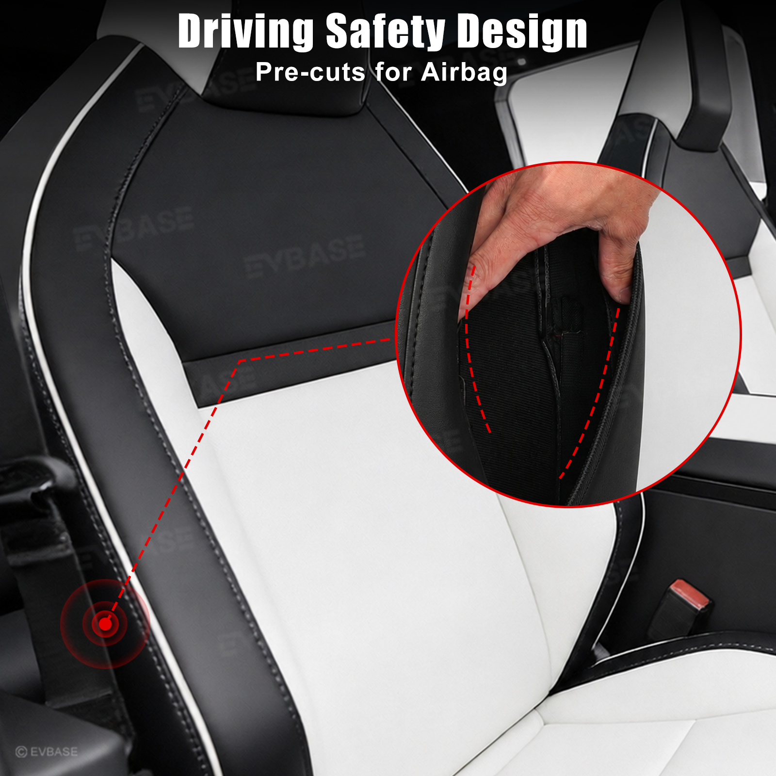 Cybertruck Seat Covers Waterproof Nappa Leather Cyberpunk-Inspired Style Seat Protector