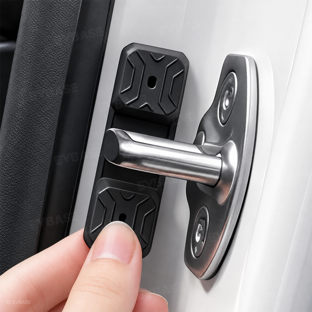 Model Y Juniper/ Y L/ 3 Highland Magnetic Silicone Noise Reduction Door Latch Cover Dampers