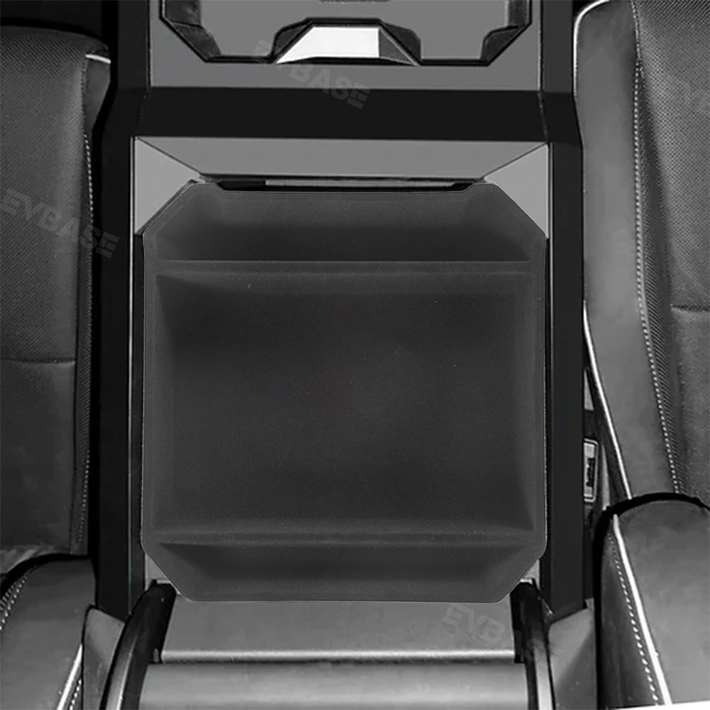 Cybertruck Armrest Box Organizer Storage Box ABS Flocked Liner Center Console Tray for Tesla