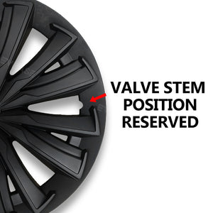 EVBASE Tesla Model Y Sport Wheel Covers 19 inch Hub Caps Replacement Wheel Caps Matte 4 Pack