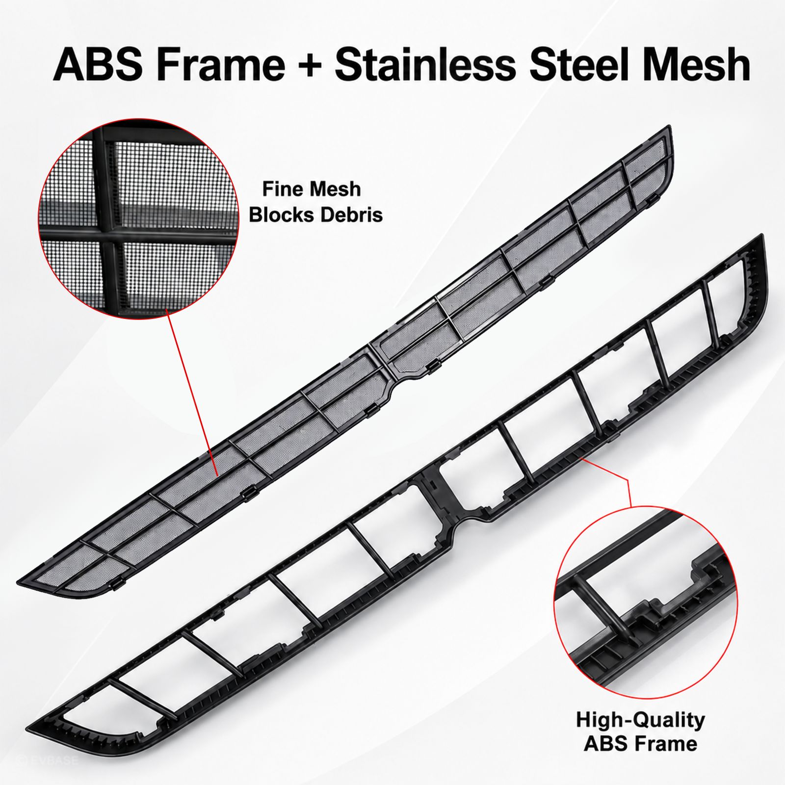 Model Y Juniper /Model Y L Grille Mesh Insert AirFlow Quick-Release Front Lower Grille Bug Screen
