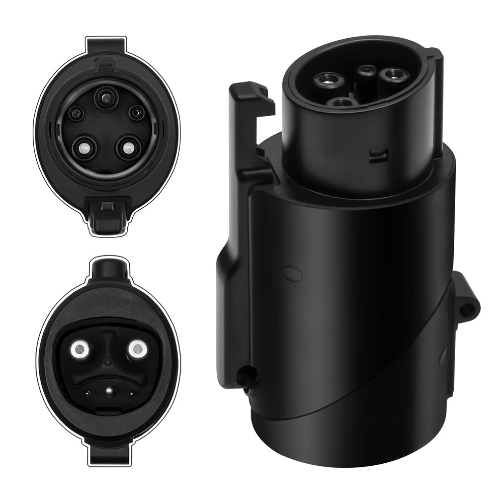 EVBASE 特斯拉至 J1772 充電適配器 80A MAX/240VAC 相容移動和牆壁連接器