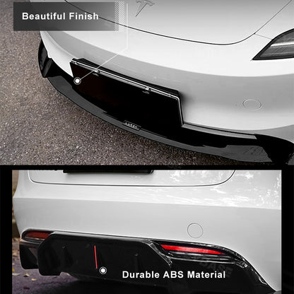 Model 3 Highland Body Kit ABS Bumper Lip Diffuser Splitter Corners Front Bumper Rear Spoiler Wing for Tesla