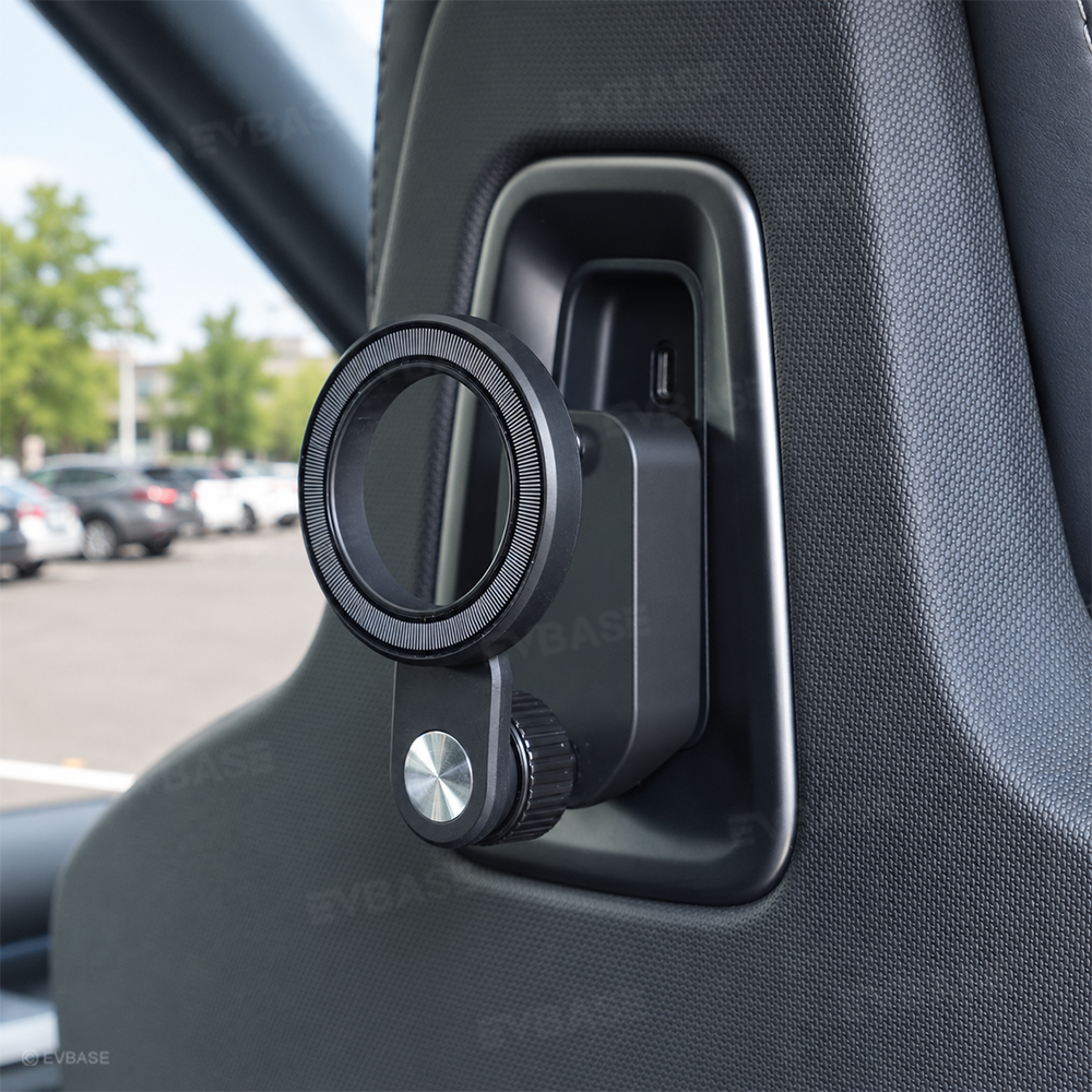 Back Seat Phone & Tablet Mount Anchor for Rivian R1T/ R1S/ R2 Magnetic Ball Mount Holder