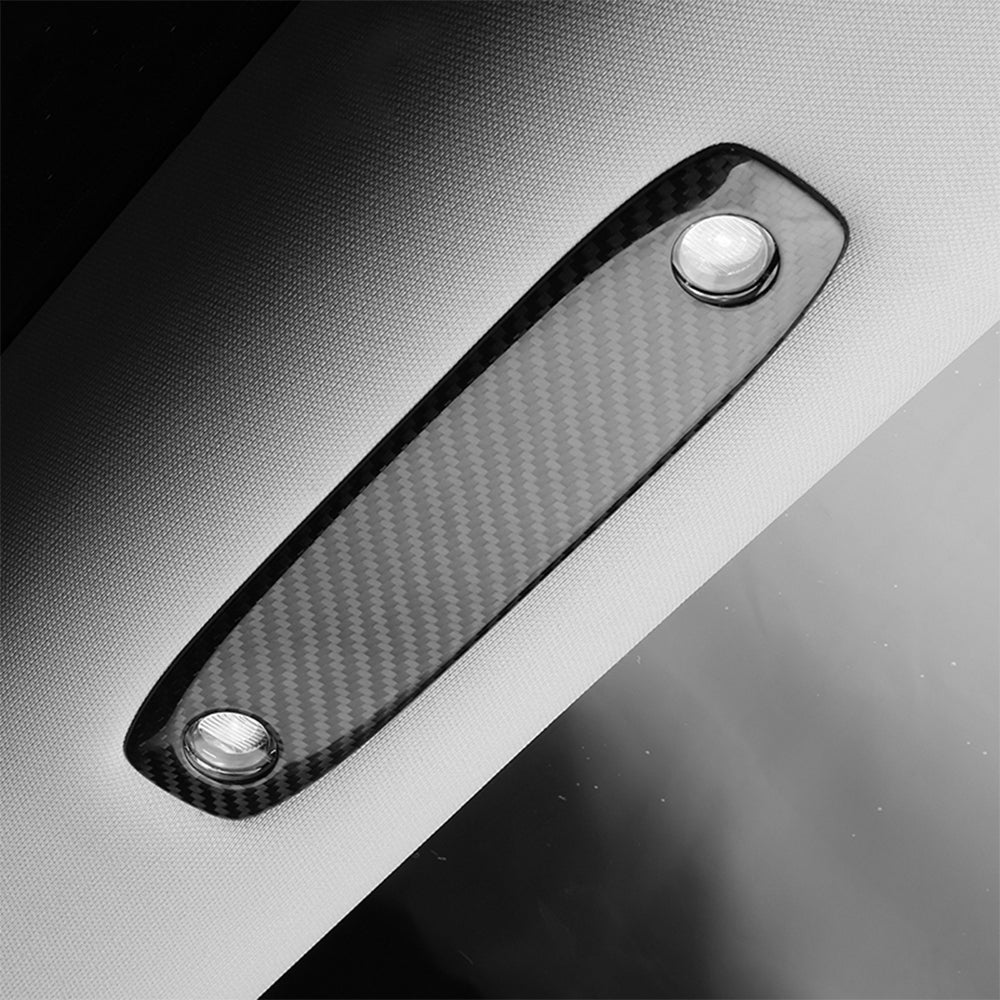 Tesla Model Y 3 Carbon Fiber Interior Accessories Reading Light Cover Trim