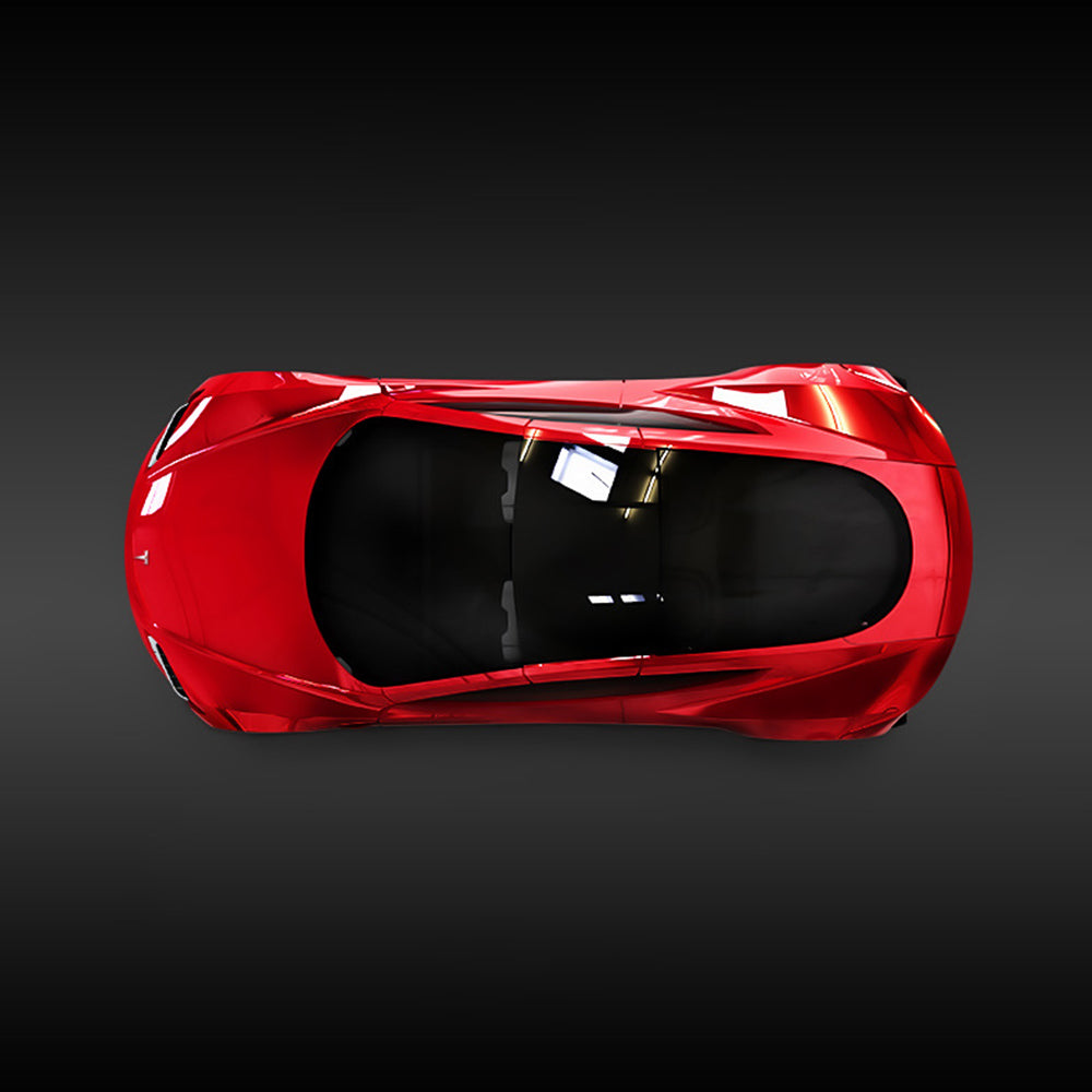 Roadster Alloy Car Model Diecast Toy Vehicles for Tesla Model with Lights Music for Kids Gift